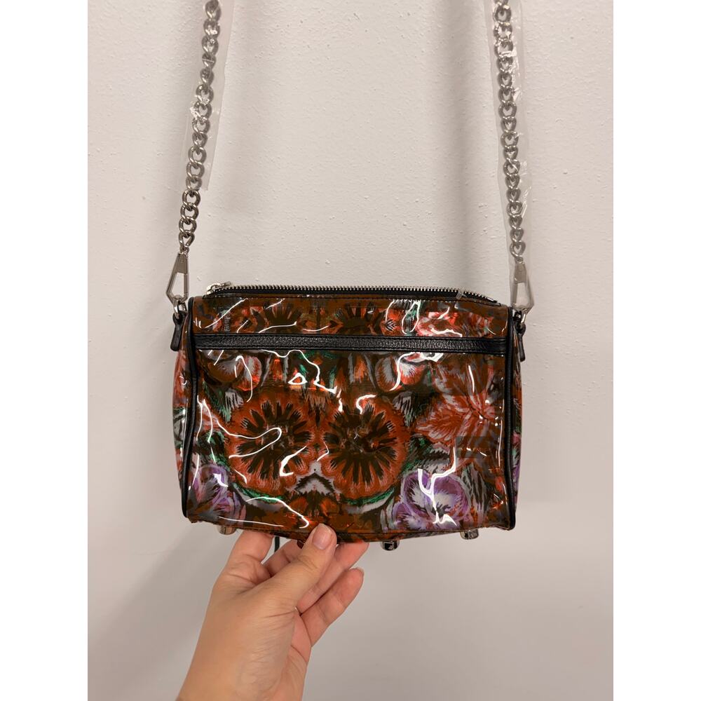 NWT Rebecca Minkoff Mini Mac Clear Floral Crossbody Mexi Flower Print Multi $145 - Picture 7 of 8